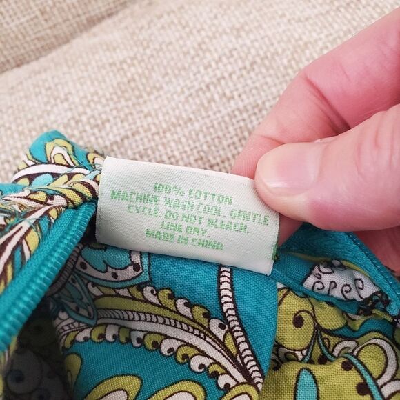 Vera Bradley Vintage Lola Handbag In Peacock Pattern - Picture 9 of 11